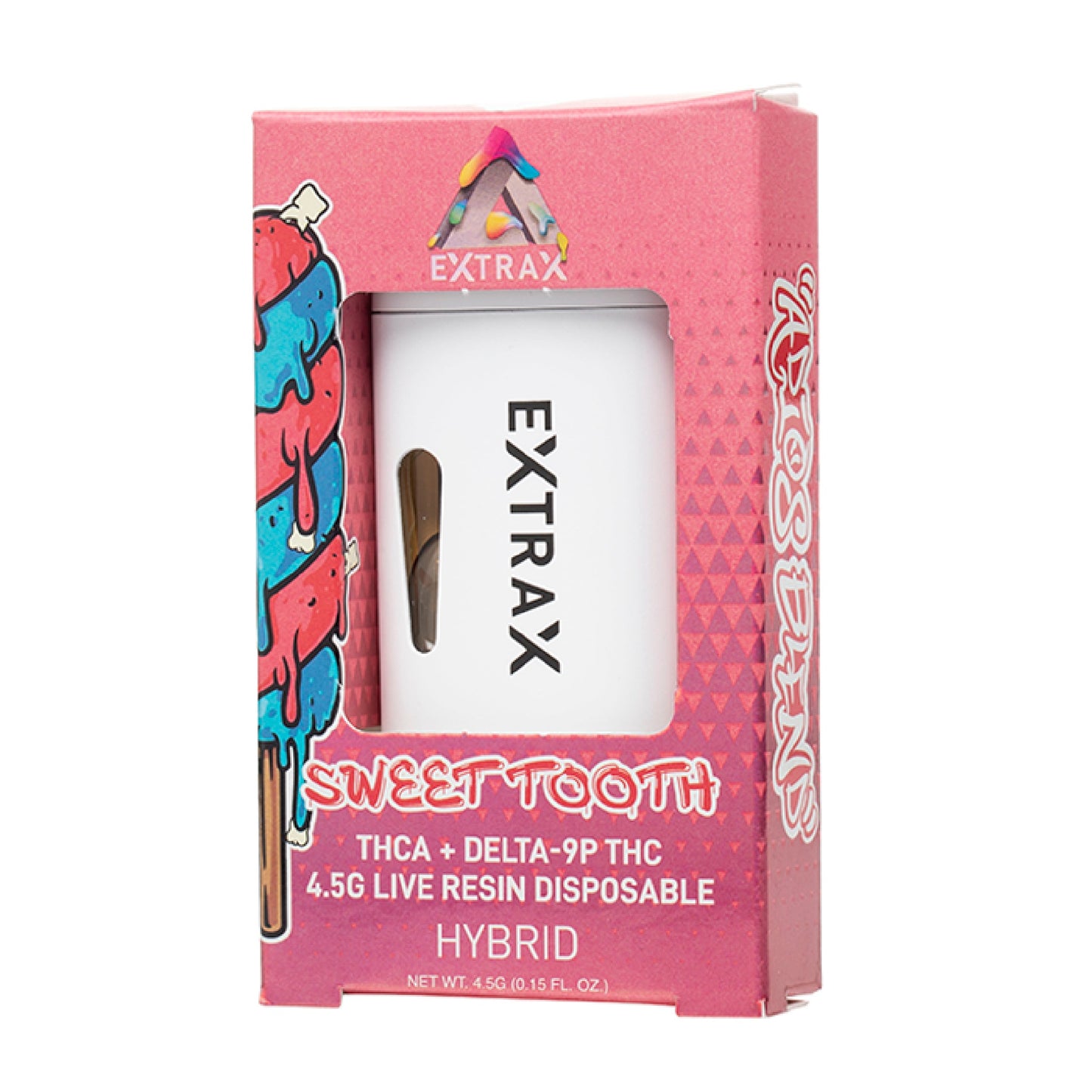 Extrax Adios THC-A Unit - 4500mg Sweet Tooth (H) / 1 Pack