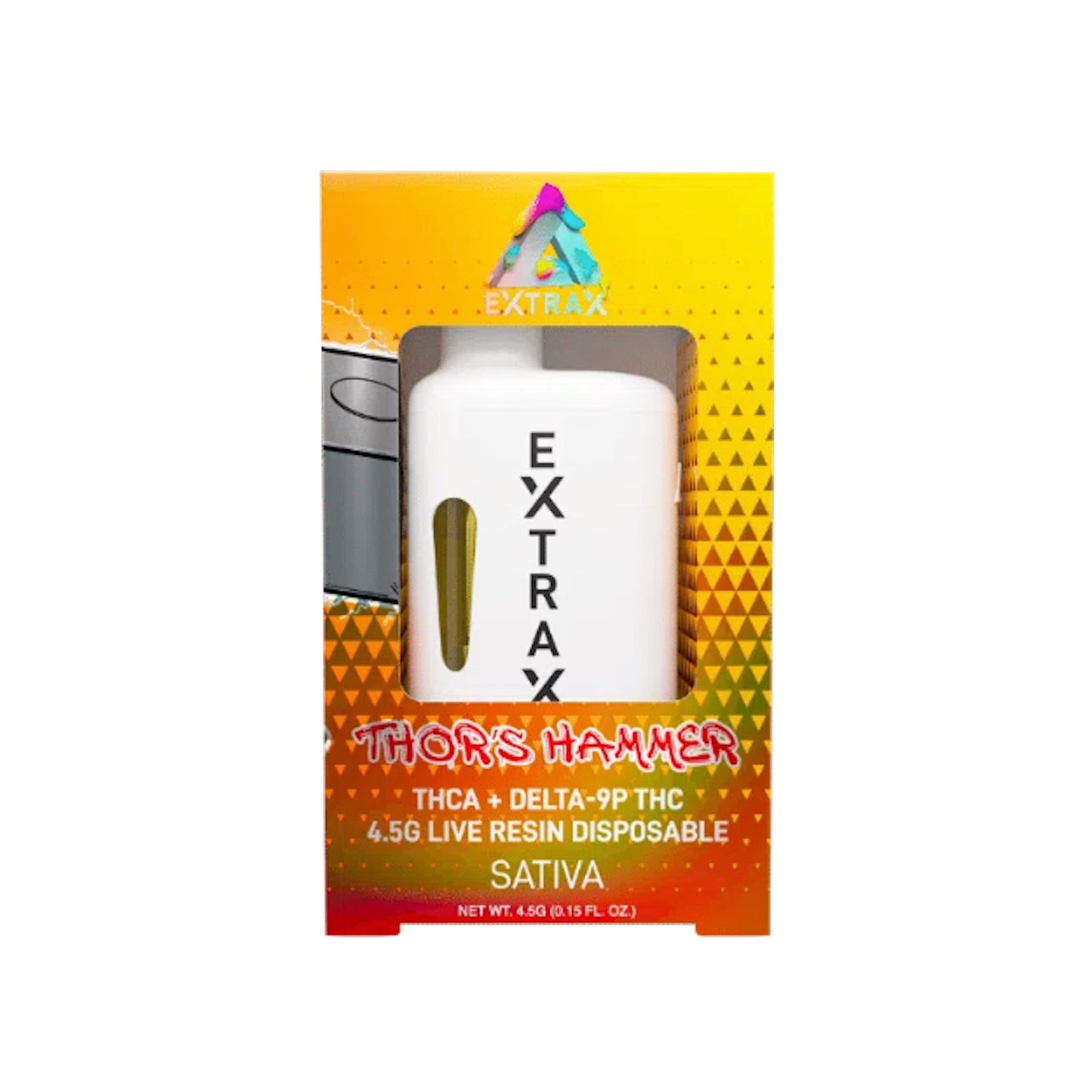 Extrax Adios THC-A Vaporizer - 4500mg Thor's Hammer