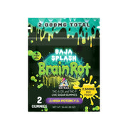 Extrax Brainrot Live Resin THC Gummies - 2000mg Baja Splash