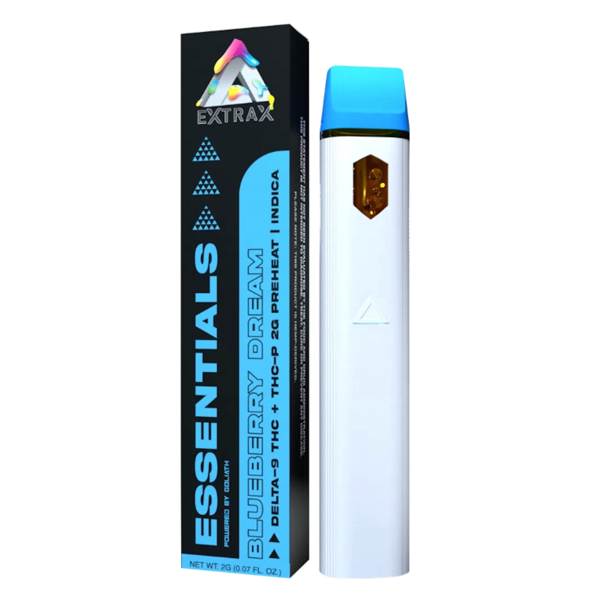 Extrax Delta 9 + THC-P Vaporizer - 2000mg Blueberry Dream (I)