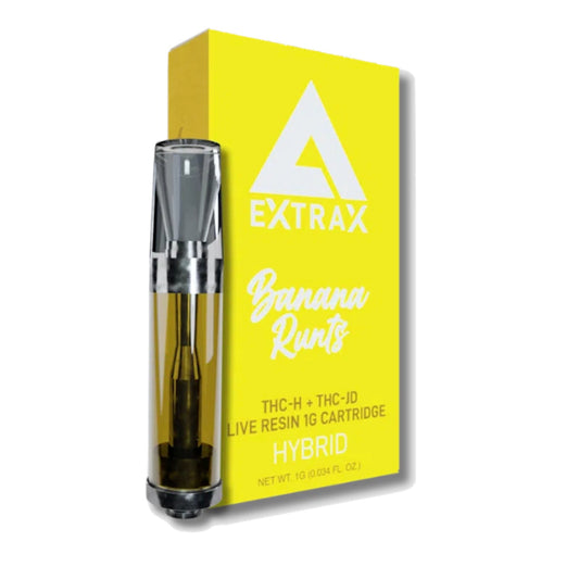 Extrax Lights Out THCh + THCjd Cartridge Banana Runtz / 1000mg