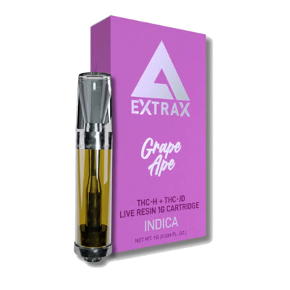 Extrax Lights Out THCh + THCjd Cartridge Grape Ape / 1000mg
