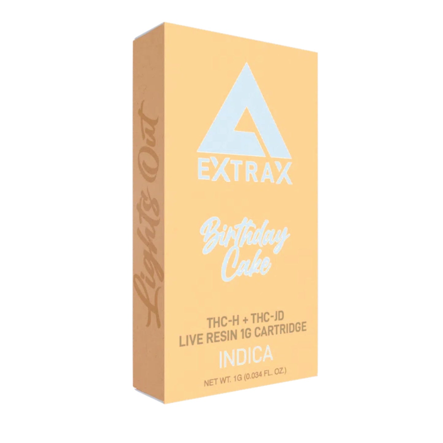 Extrax Lights Out THCh + THCjd Cartridge Birthday Cake / 1000mg