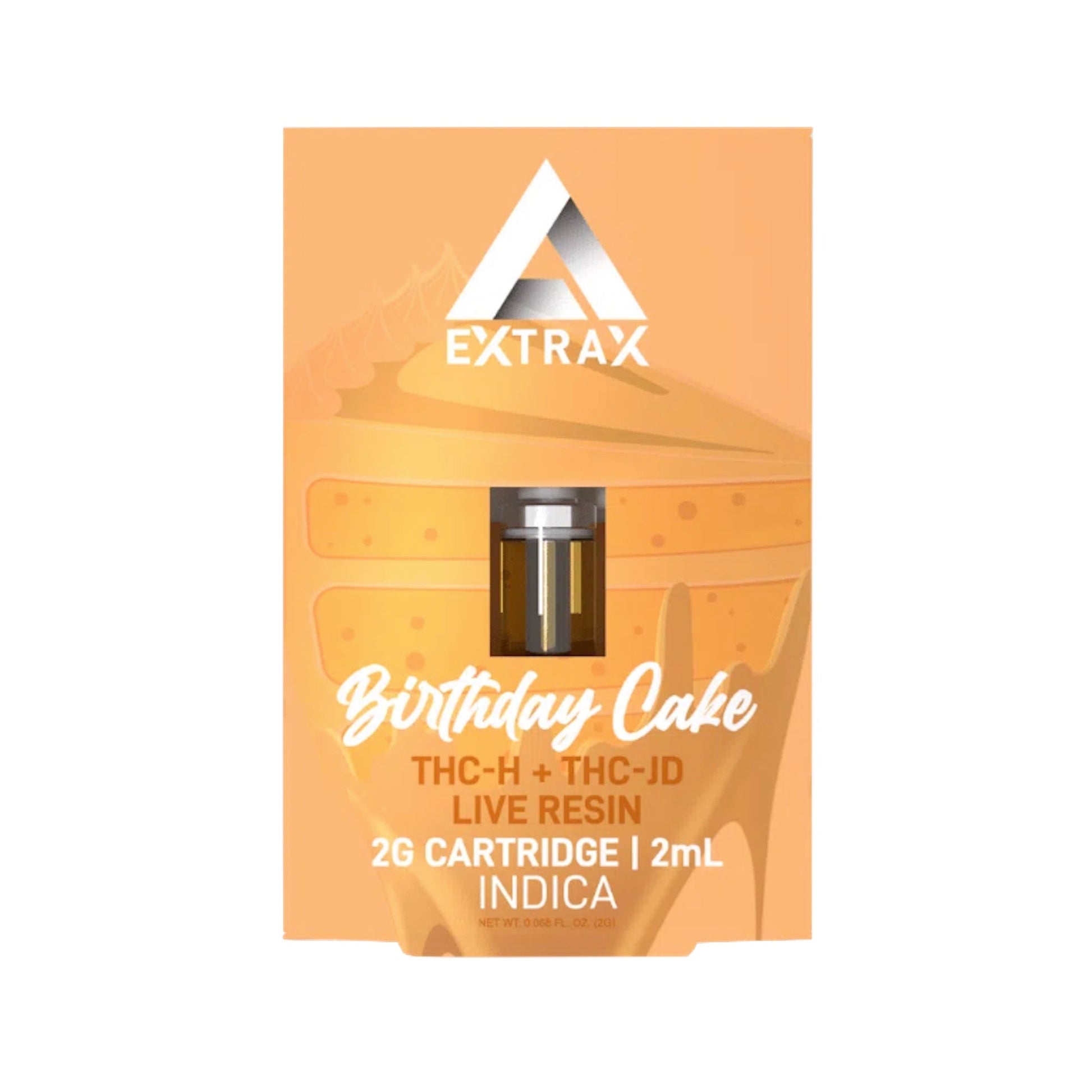 Extrax Lights Out THCh + THCjd Cartridge Birthday Cake / 2000mg