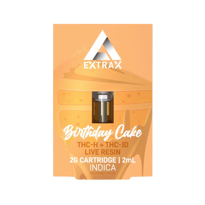 Extrax Lights Out THCh + THCjd Cartridge Birthday Cake / 2000mg