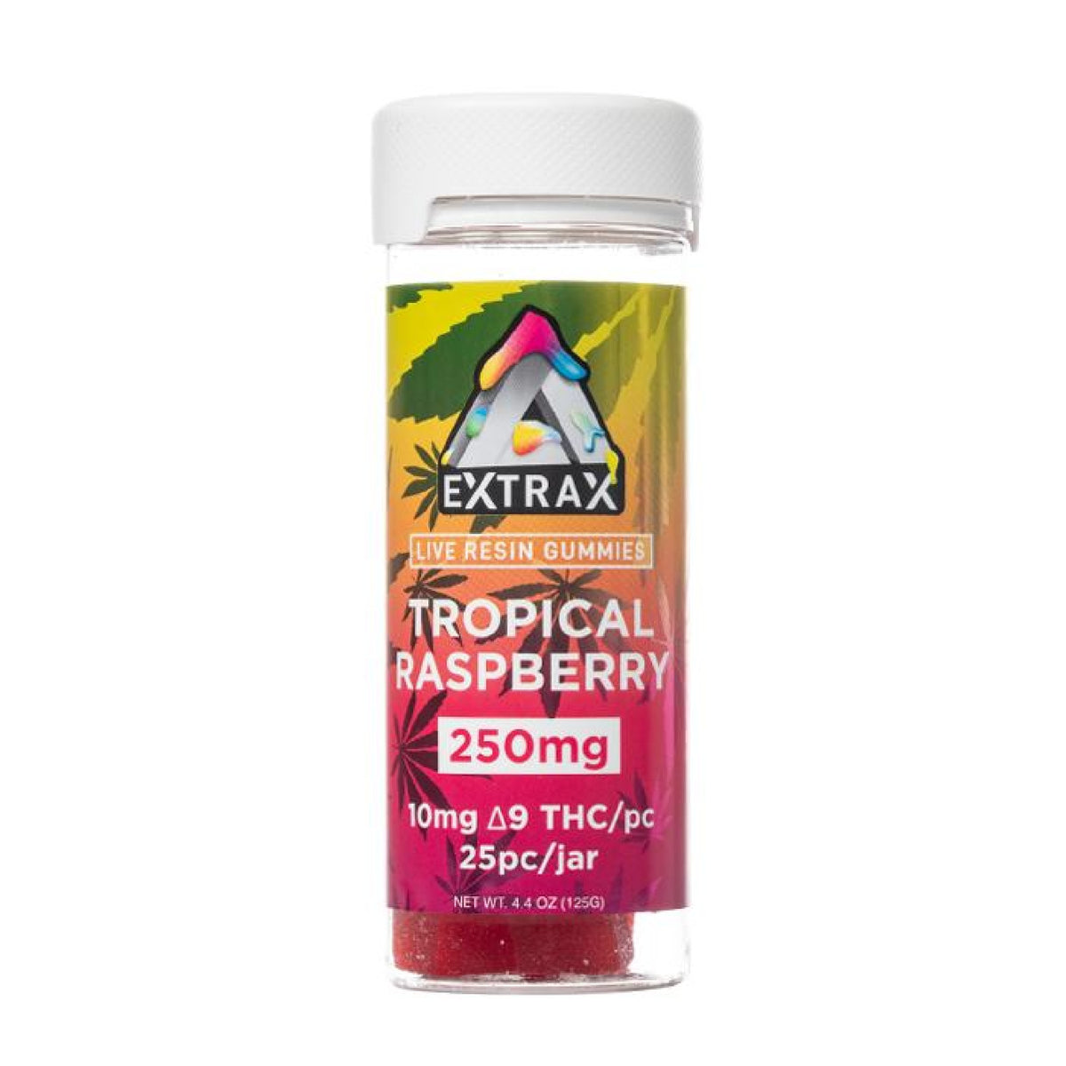 Extrax Live Resin Gummies - 250mg Tropical Raspberry / 1 Pack