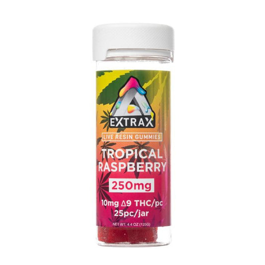 Extrax Live Resin Gummies - 250mg Tropical Raspberry / 1 Pack