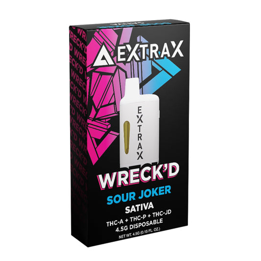 Extrax Wreckd THC-A + THC-P Vaporizer - 4500mg Sour Joker