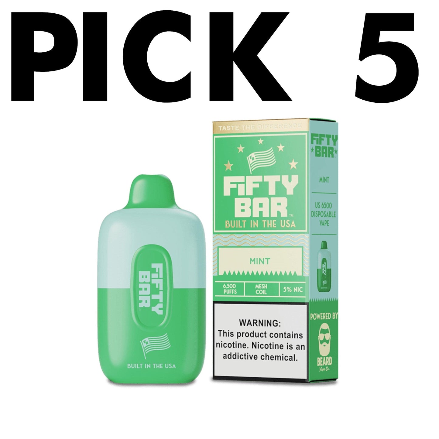 Fifty Bar Pick 5