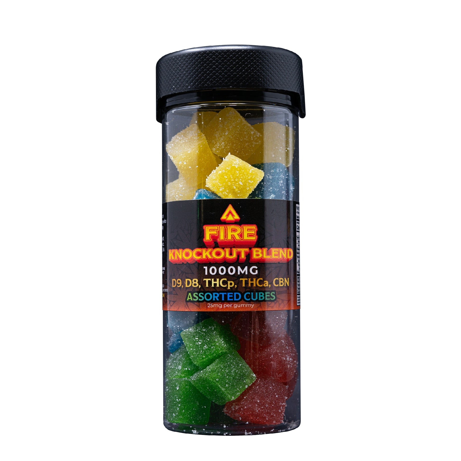Fire Knockout Blend Gummies - 1000mg (40ct) Mixed