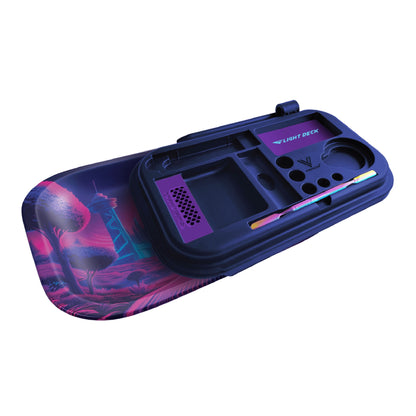Flight Deck - Slide-On Accessorized Lid w/ Rolling Tray Afterglow