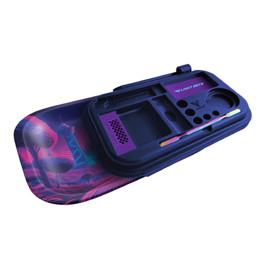 Flight Deck - Slide-On Accessorized Lid w/ Rolling Tray Afterglow