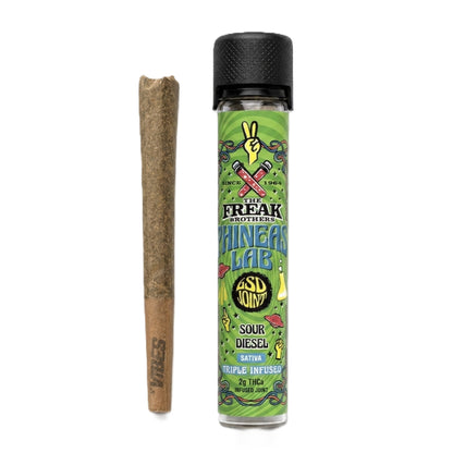 Freak Brothers Phineas Lab THC-A Pre-roll - 2g Sour Diesel