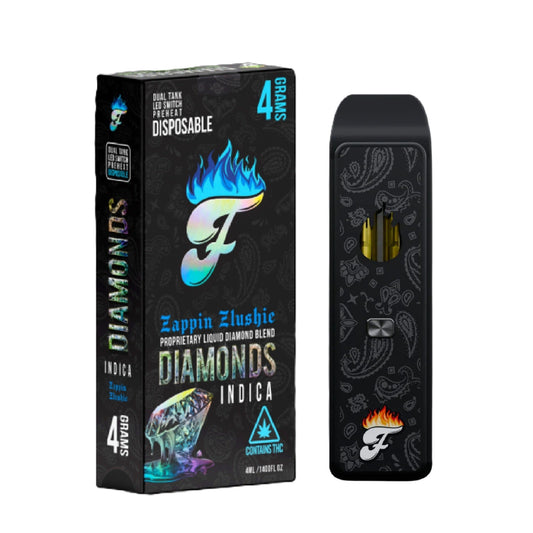 Fuego Liquid Diamonds Vaporizer - 4000mg Zappin' Zlushie
