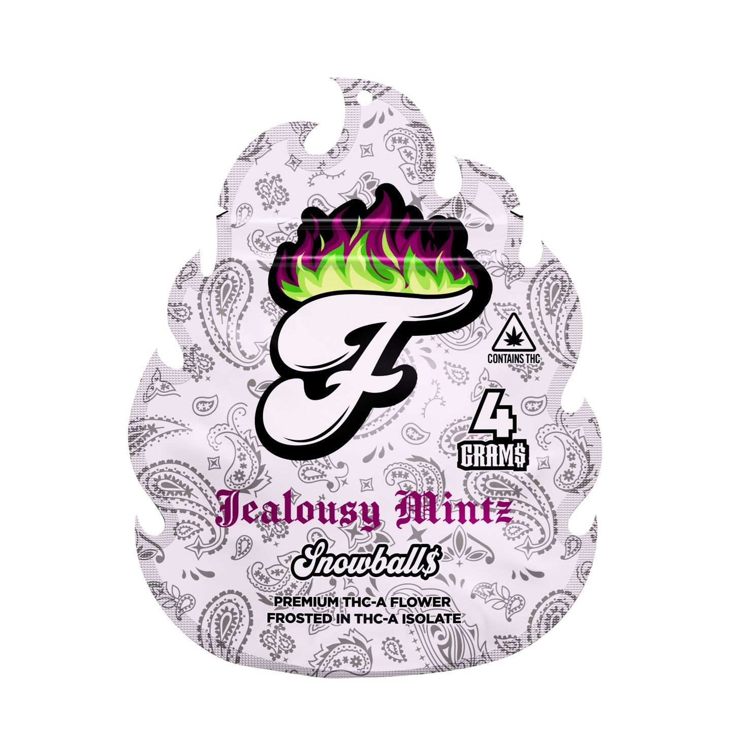 Fuego Premium Snowballs THCa Flower - 4g Jealousy Mintz (I)