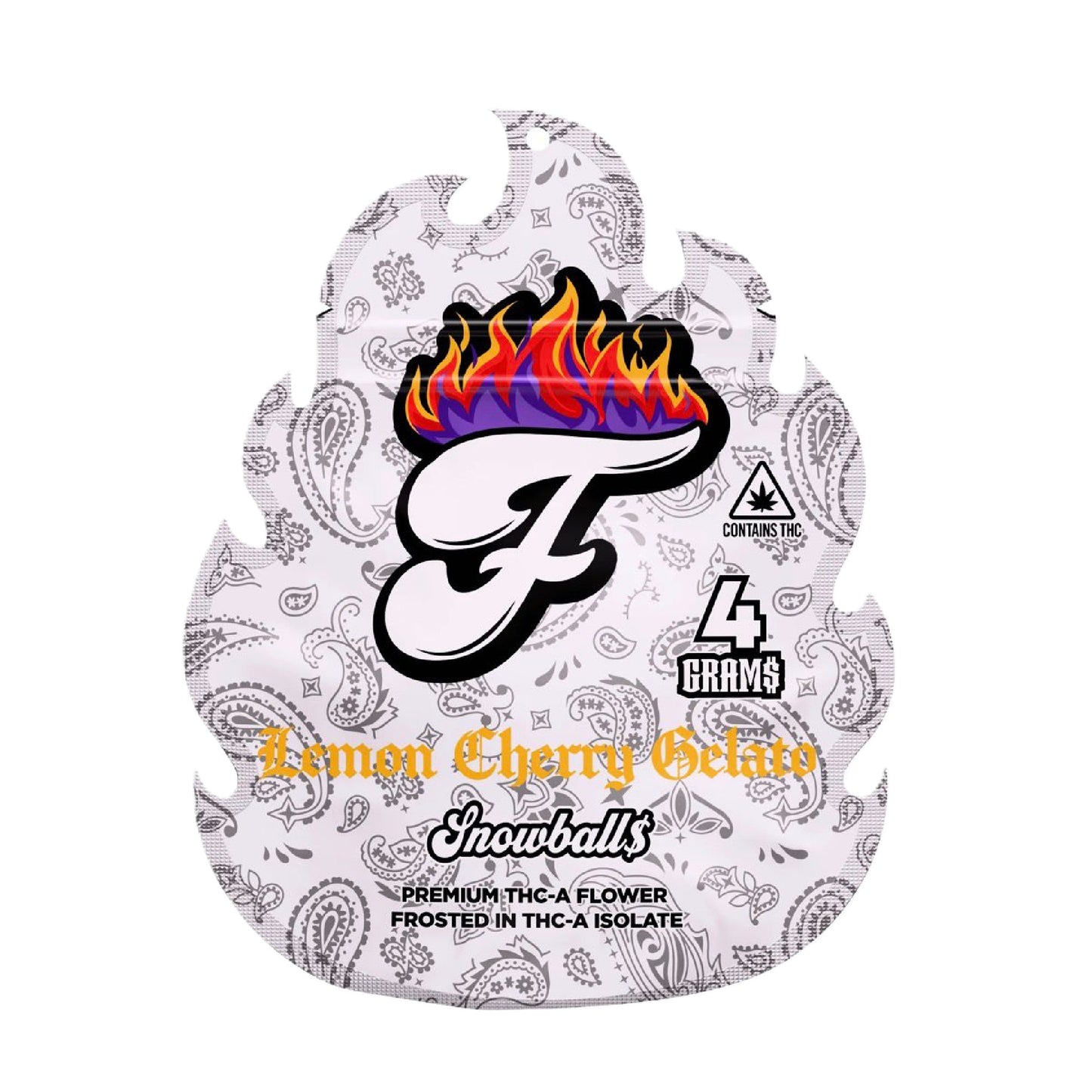Fuego Premium Snowballs THCa Flower - 4g Lemon Cherry Gelato