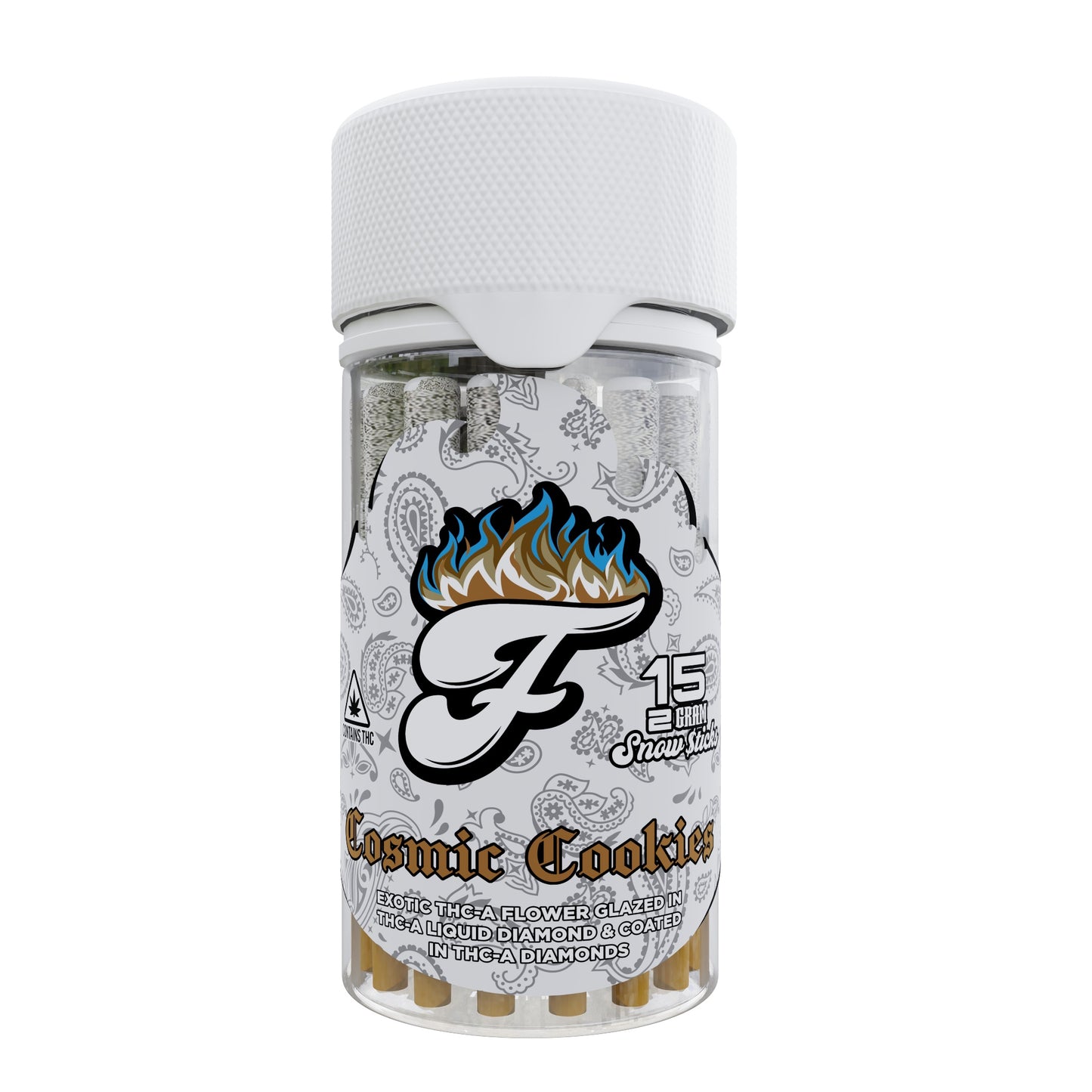 Fuego THC-A Snow Sticks - 15ct Cosmic Cookies (H)