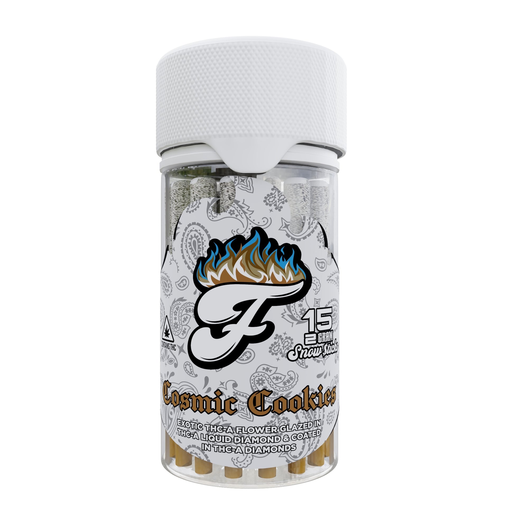 Fuego THC-A Snow Sticks - 15ct Cosmic Cookies (H)