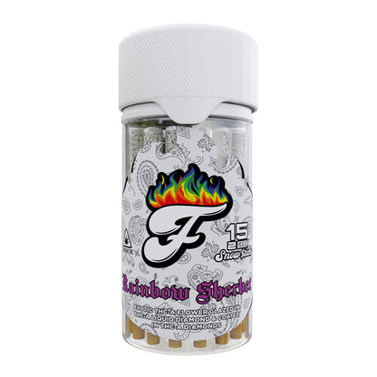 Fuego THC-A Snow Sticks - 15ct Rainbow Sherbert