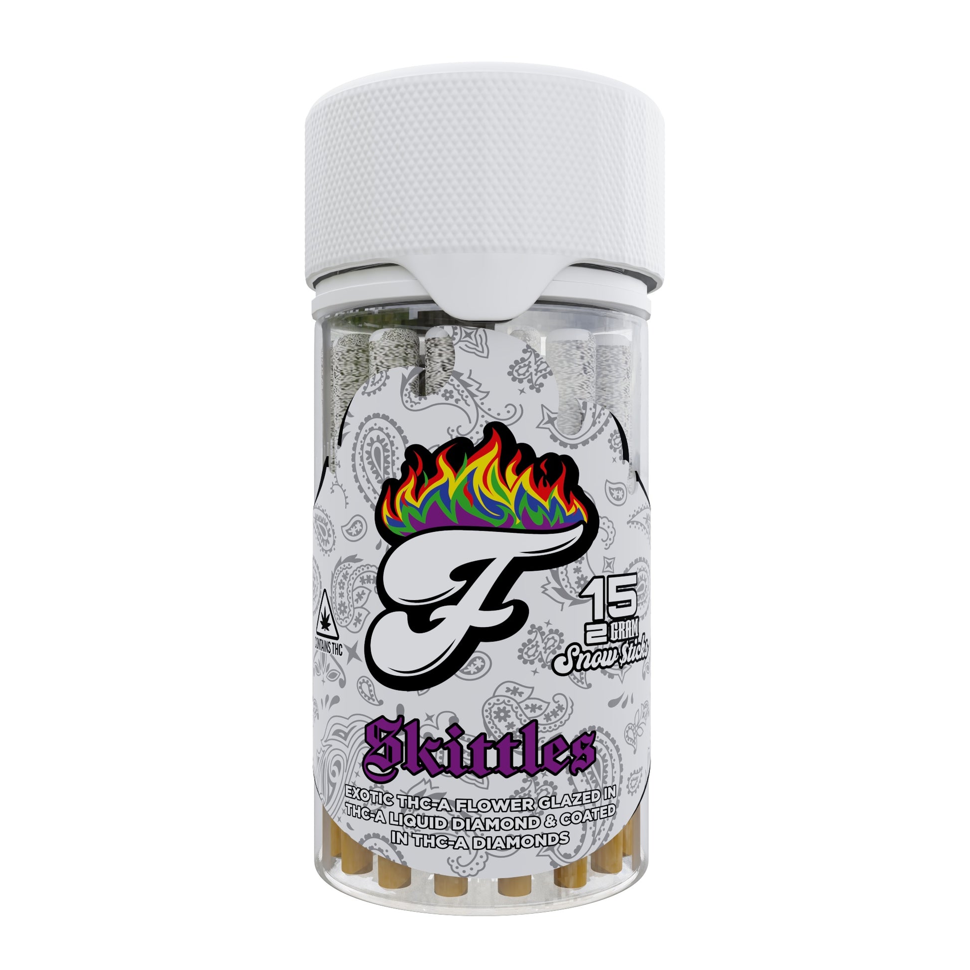 Fuego THC-A Snow Sticks - 15ct Zkittles
