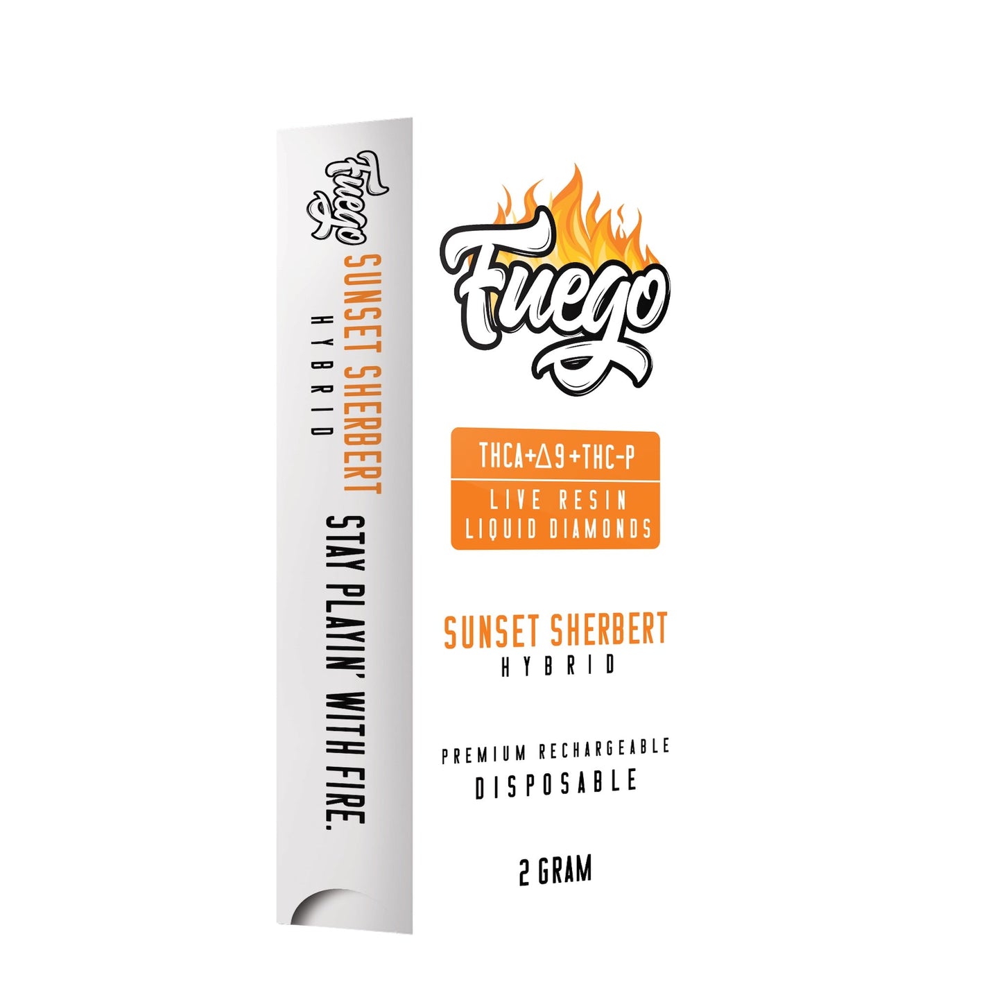 Fuego THC-A Vaporizer - 2000mg Sunset Sherbert