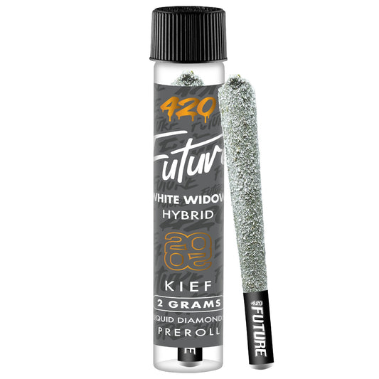 Future 420 Liquid Diamonds Jumbo Preroll - 2g Charcoal White Widow (H)