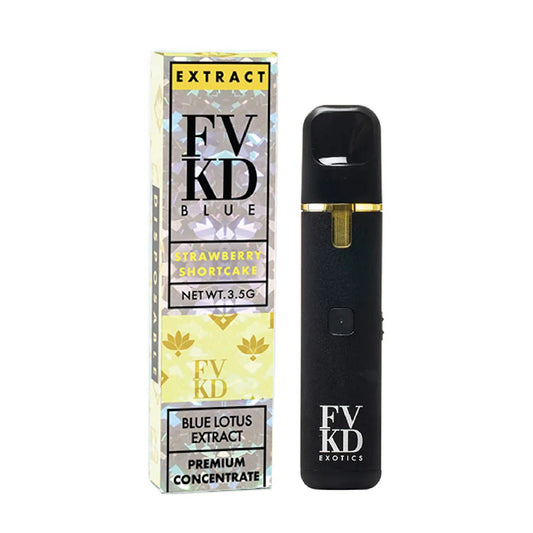 FVKD Blue Lotus Extract Vaporizer - 3500mg Strawberry Shortcake