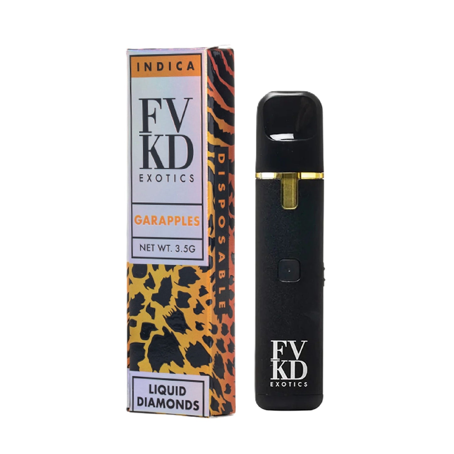 FVKD Exotics Liquid Diamonds Vaporizer - 3500mg Garapples (I)