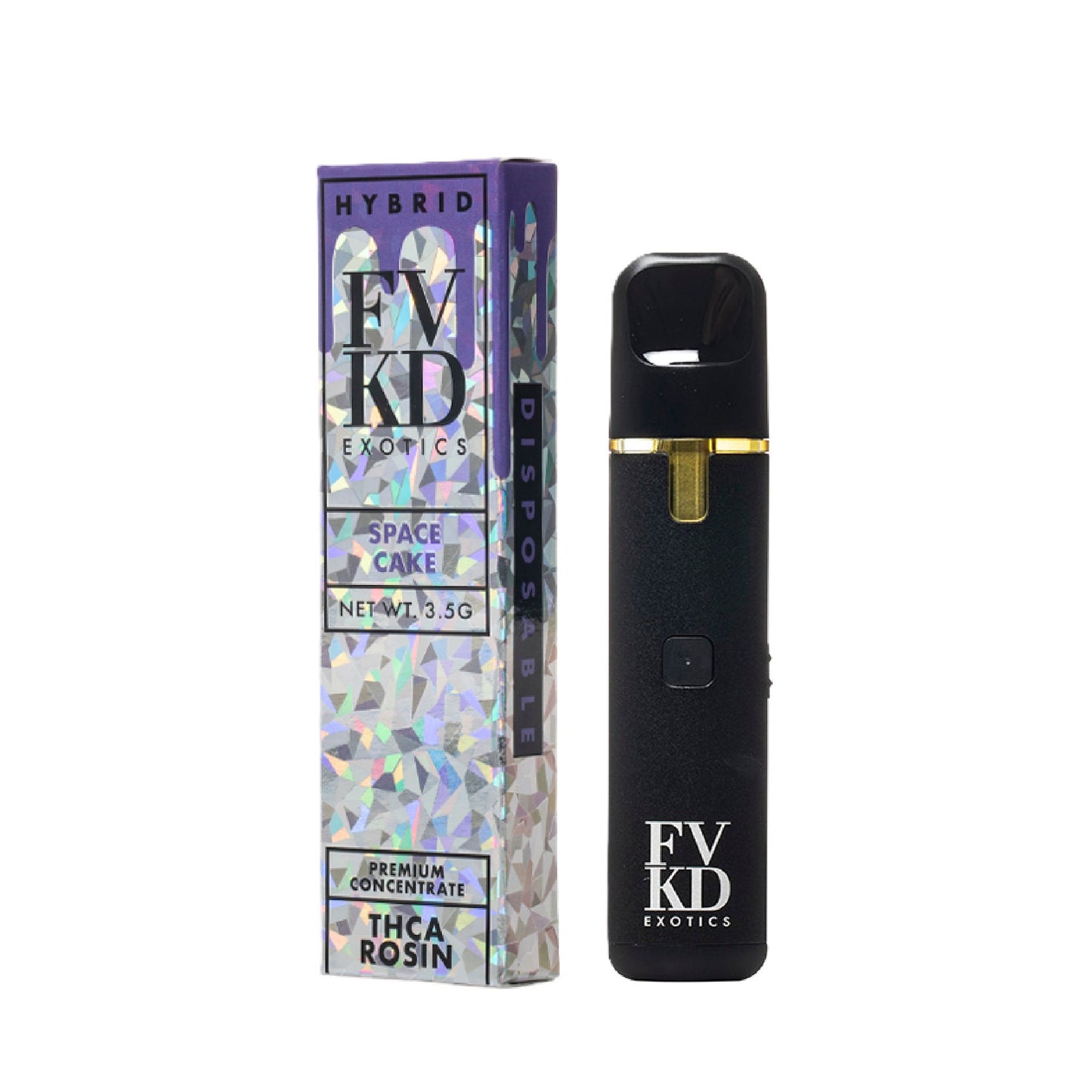 FVKD Exotics THCA Live Rosin Vaporizer - 3500mg Space Cake (H)