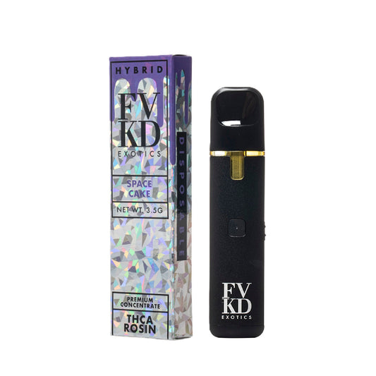 FVKD Exotics THCA Live Rosin Vaporizer - 3500mg Space Cake (H)