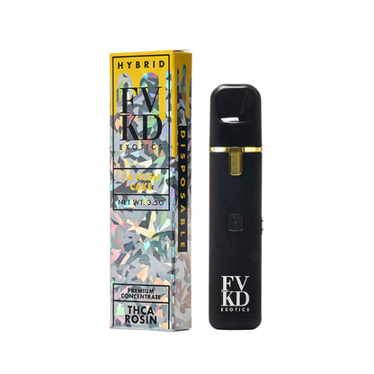 FVKD Exotics THCA Live Rosin Vaporizer - 3500mg LA Kush Cake (H)
