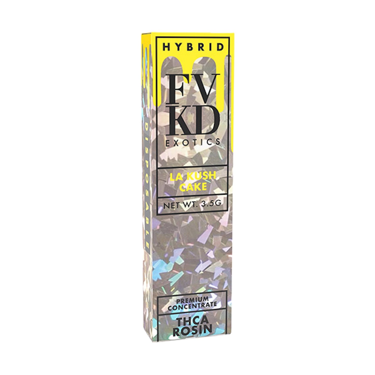 FVKD Exotics THCA Live Rosin Vaporizer - 3500mg LA Kush Cake (H)