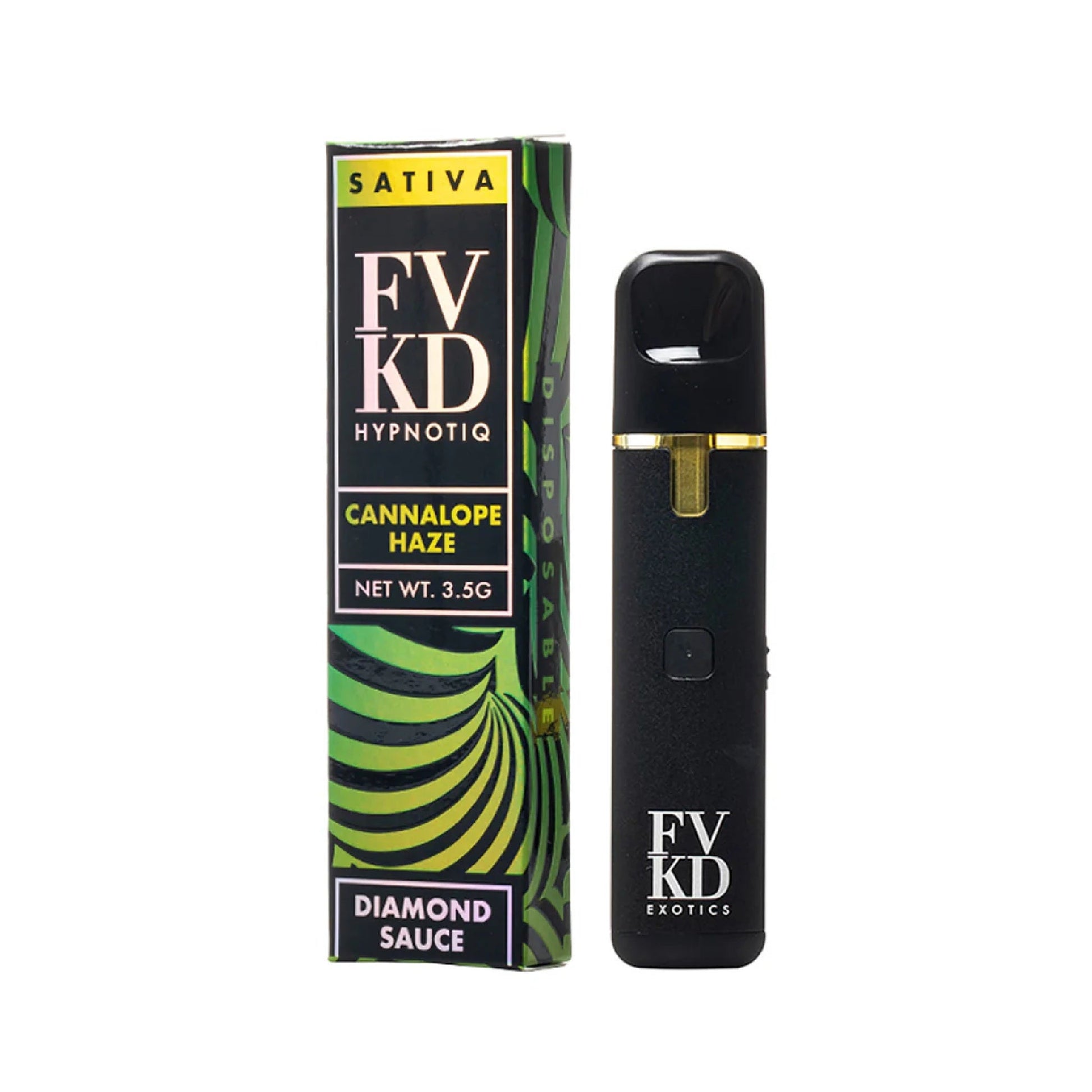 FVKD Hypnotic Diamond Sauce Vaporizer - 3500mg Cannalope Haze (S)