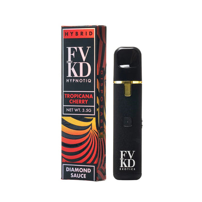 FVKD Hypnotic Diamond Sauce Vaporizer - 3500mg Tropicana Cherry (H)