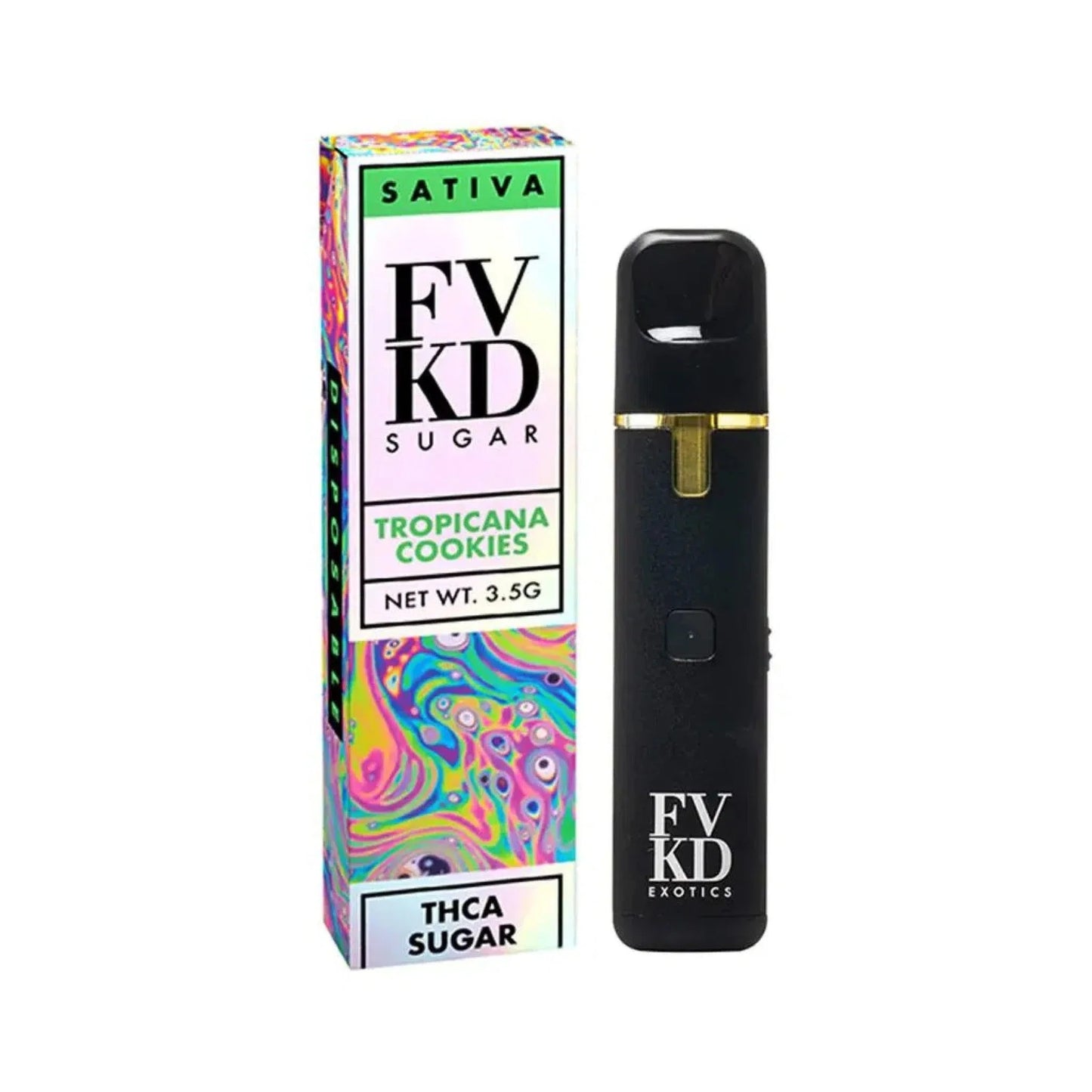 FVKD THCA Sugar Device - 3500mg Tropicana Cookies (S) / 1 Pack