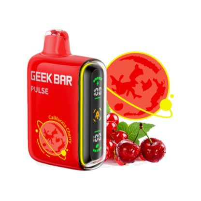 Geek Bar Pulse 15000 Puff California Cherry Nic Vape - 5%