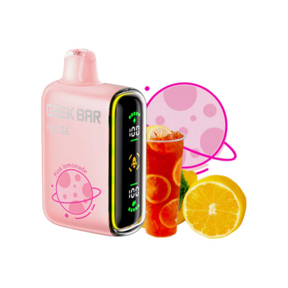 Geek Bar Pulse 15000 Puff Pink Lemonade Nic Vape - 5%