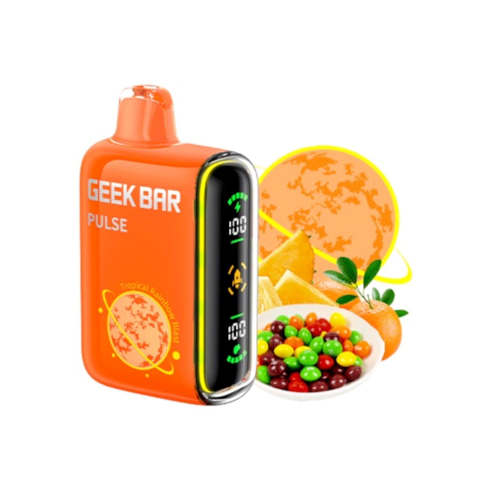 Geek Bar Pulse 15000 Puff Tropical Rainbow Nic Vape - 5%