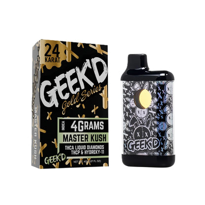 Geekd 24K Gold Series Device - 4000mg Master Kush (I) / 1 Pack