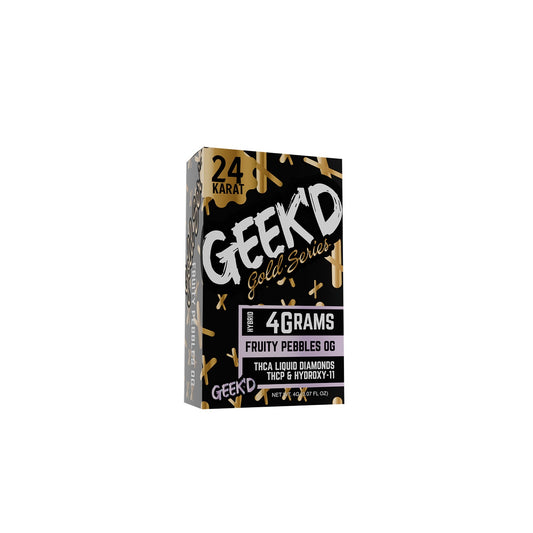 Geekd 24K Gold Series Vaporizer - 4000mg Fruity Pebbles OG