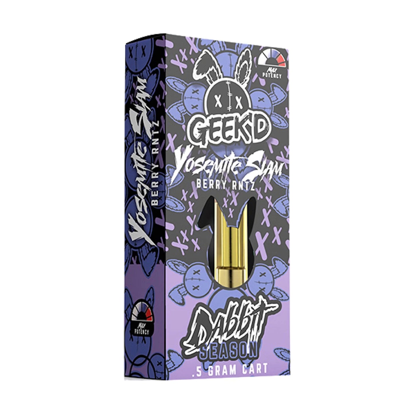 Geekd Dabbit Season THC Device - 500mg Yosemite Slam Berry Rntz (H)
