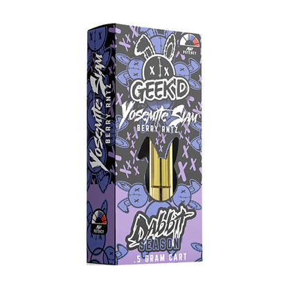 Geekd Dabbit Season THC Device - 500mg Yosemite Slam Berry Rntz (H)