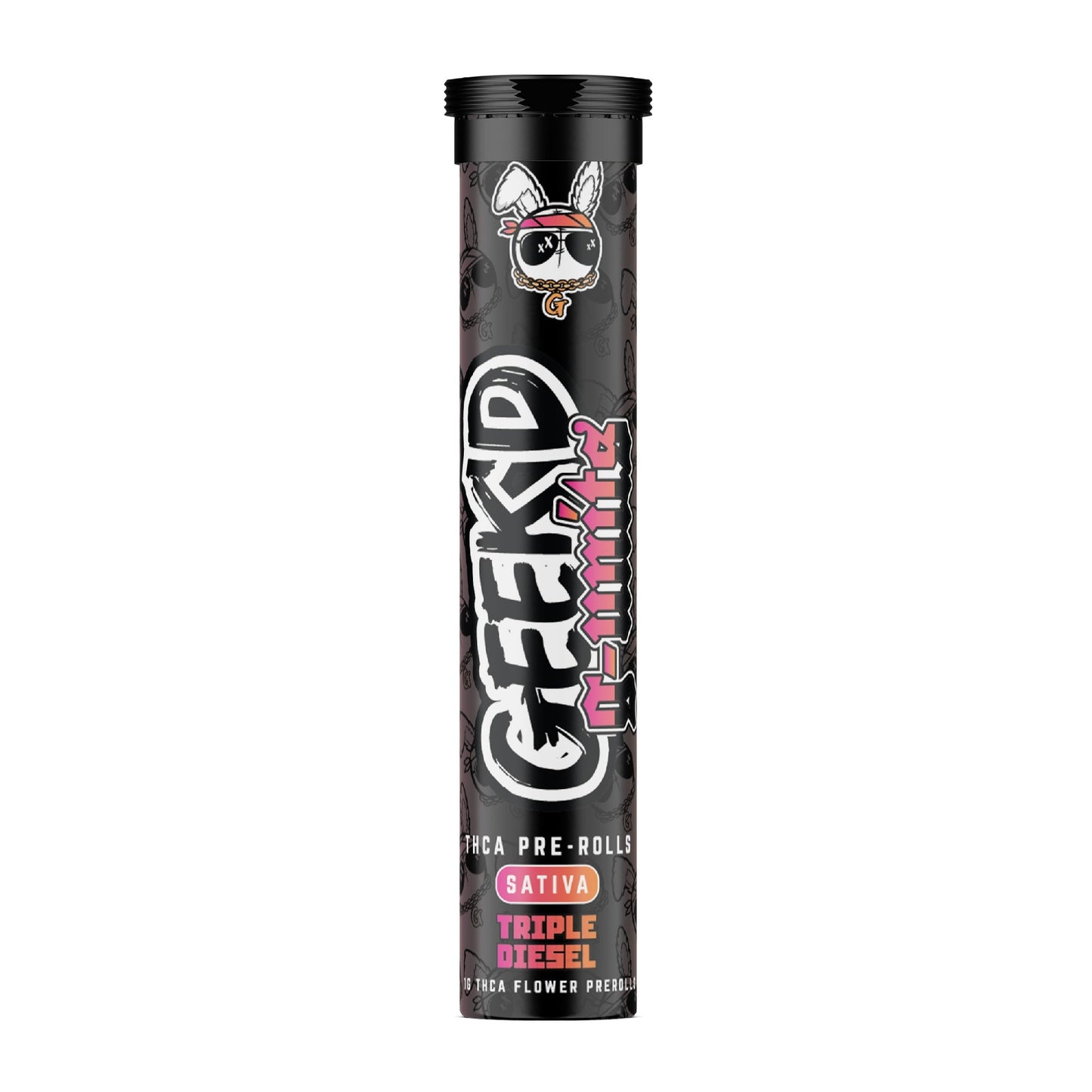 Geekd G-Units THC-A Pre-Roll - 1g Triple Diesel (S)