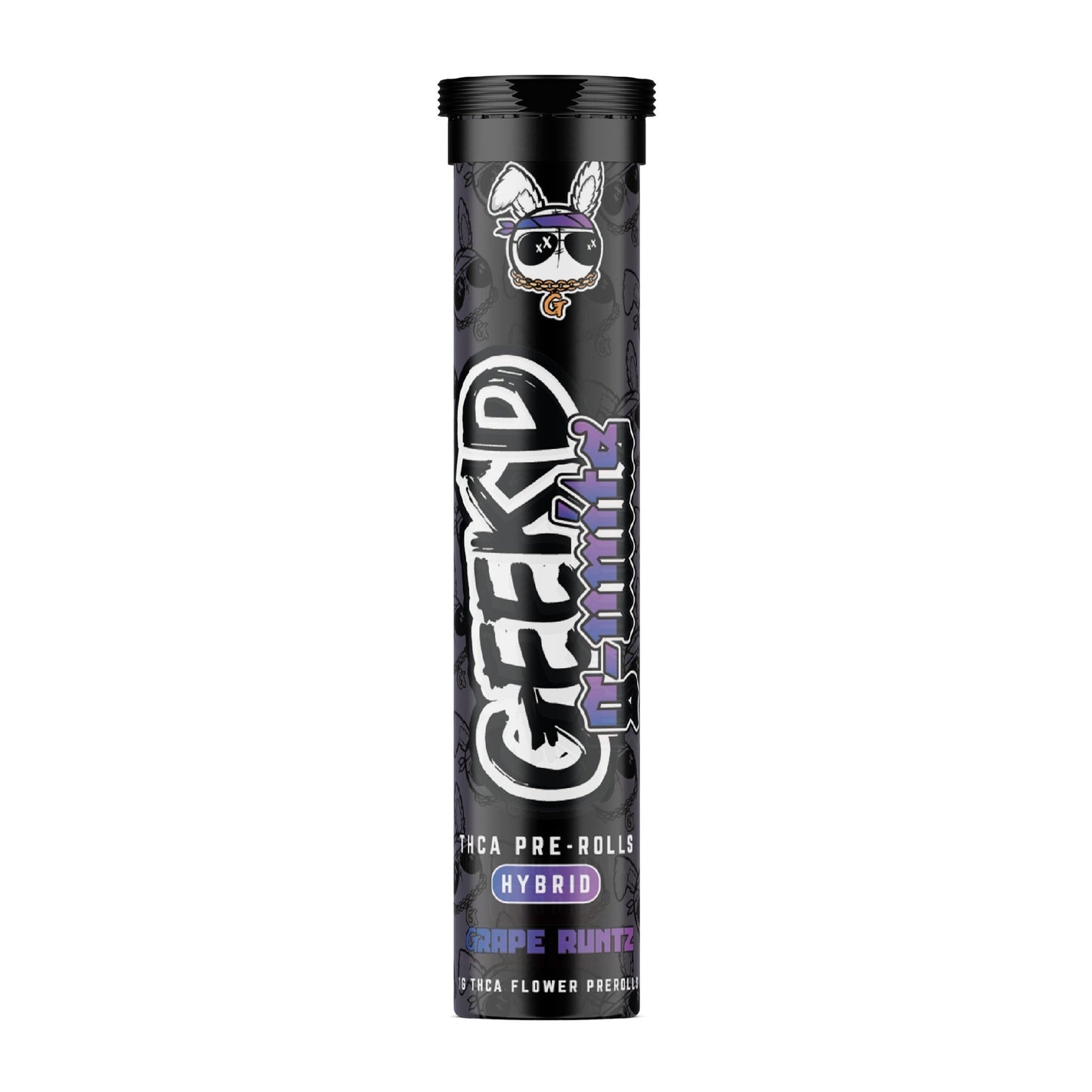 Geekd G-Units THC-A Pre-Roll - 1g Grape Runtz (H)