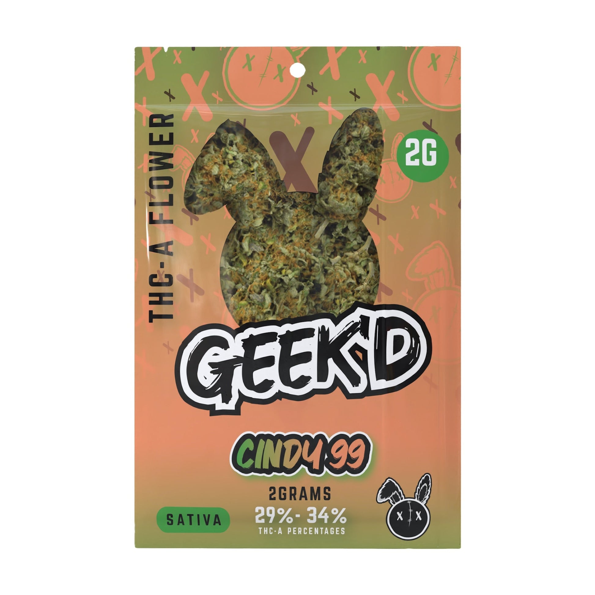 Geekd THC-A Flower - 2g Cindy 99