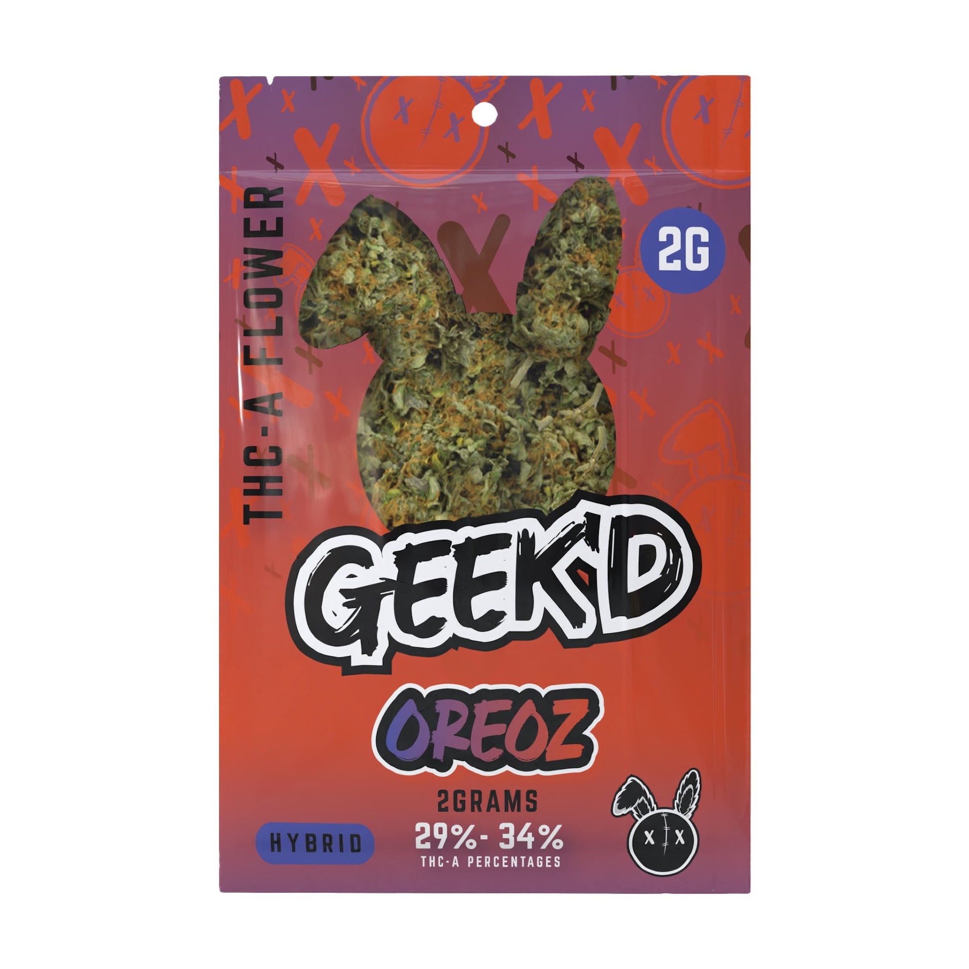 Geekd THC-A Flower - 2g Oreoz