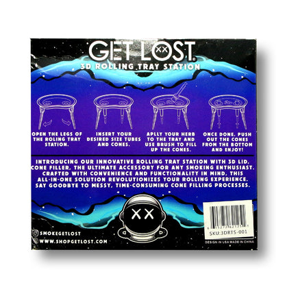 Get Lost 3D Rolling Tray Station