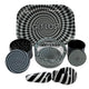Get Lost 5-in-1 Hand Pipe Gift Set Black and White Spiral