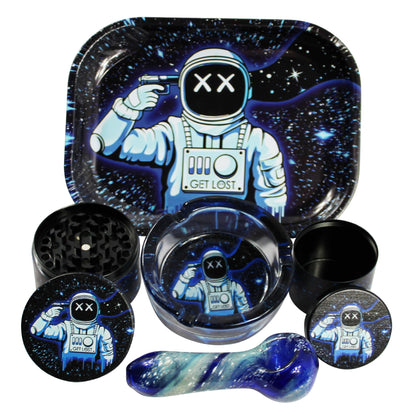 Get Lost 5-in-1 Hand Pipe Gift Set Astronaut Suicide