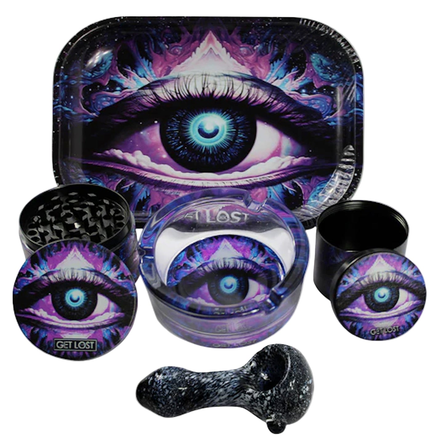Get Lost 5-in-1 Hand Pipe Gift Set Eye